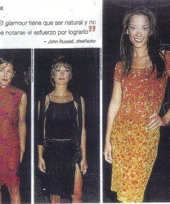 Press or magazine clipping featuring Erika Page White